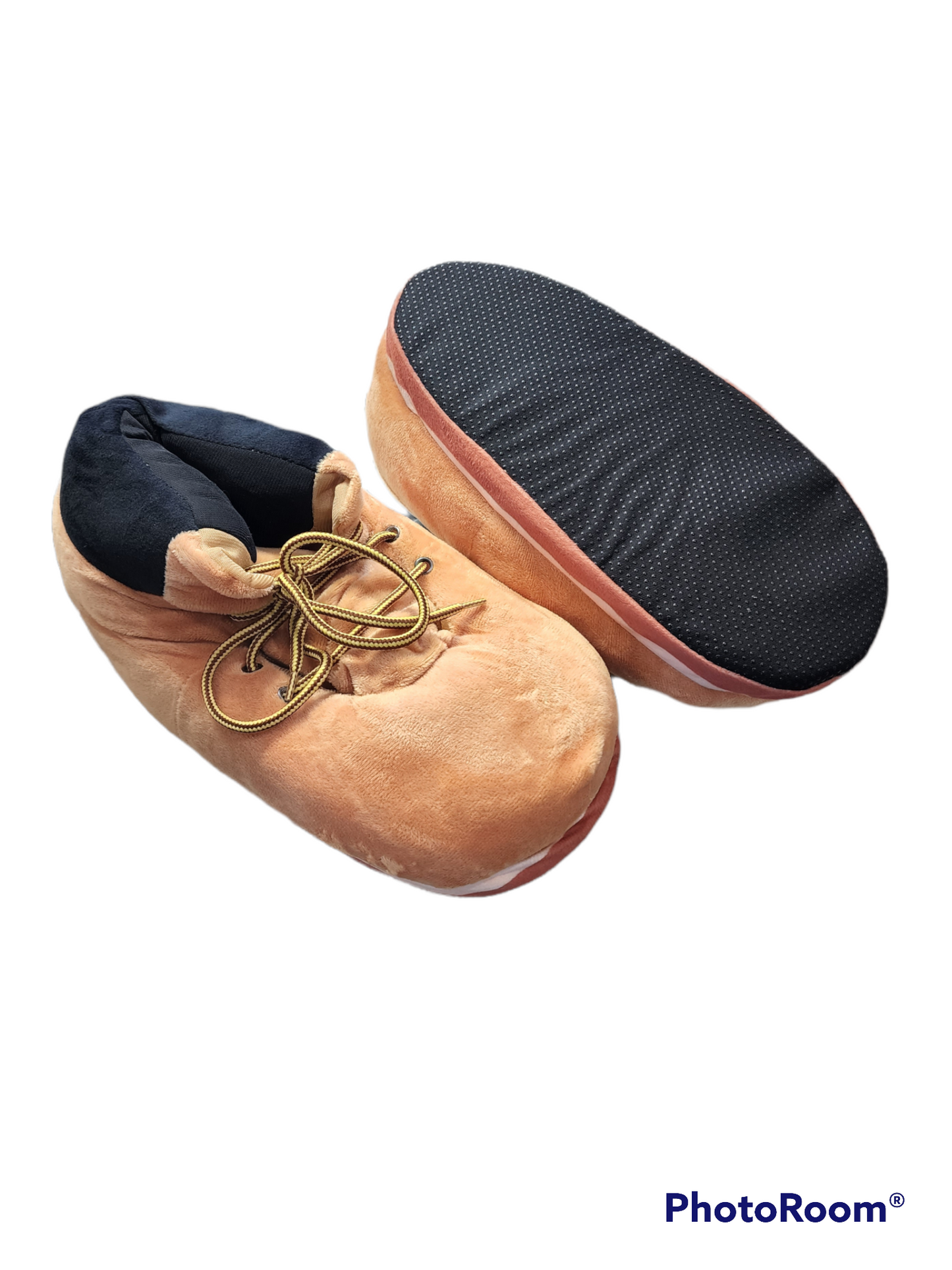 Timberland Boot Plush Slippers Unisex Novelty Plush Warm Sneakers