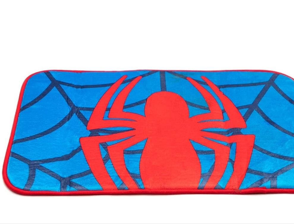 Marvel Spiderman Red and Blue Foam Bath Rug, 1 Each