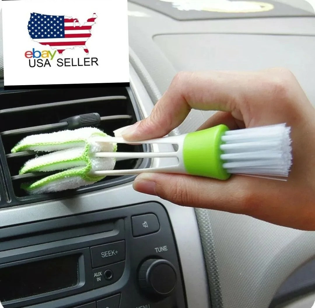 *PACK OF 3* Car Vent Brush Microfiber Soft Duster Tool Cleaner Keyboard