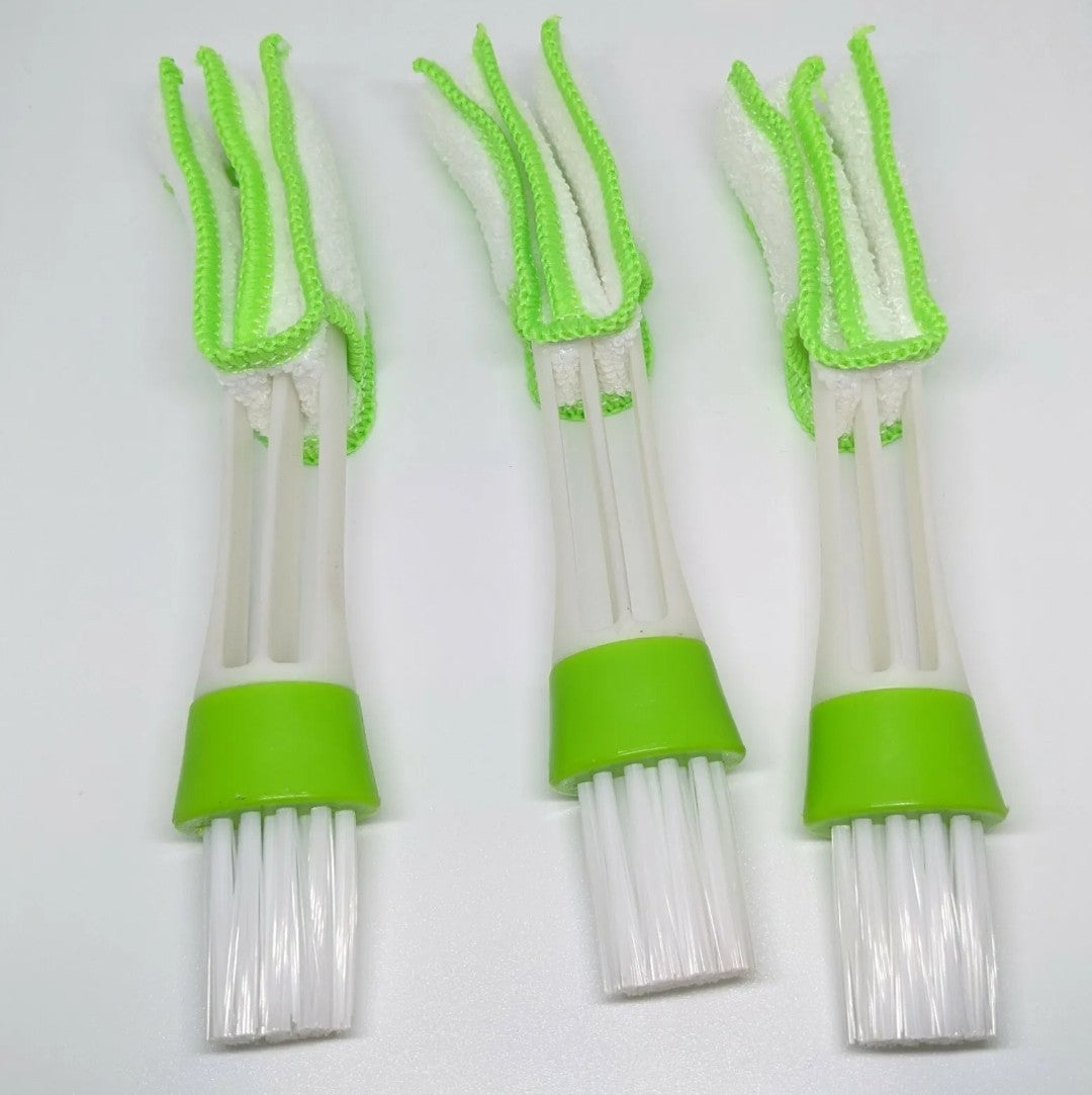 *PACK OF 3* Car Vent Brush Microfiber Soft Duster Tool Cleaner Keyboard