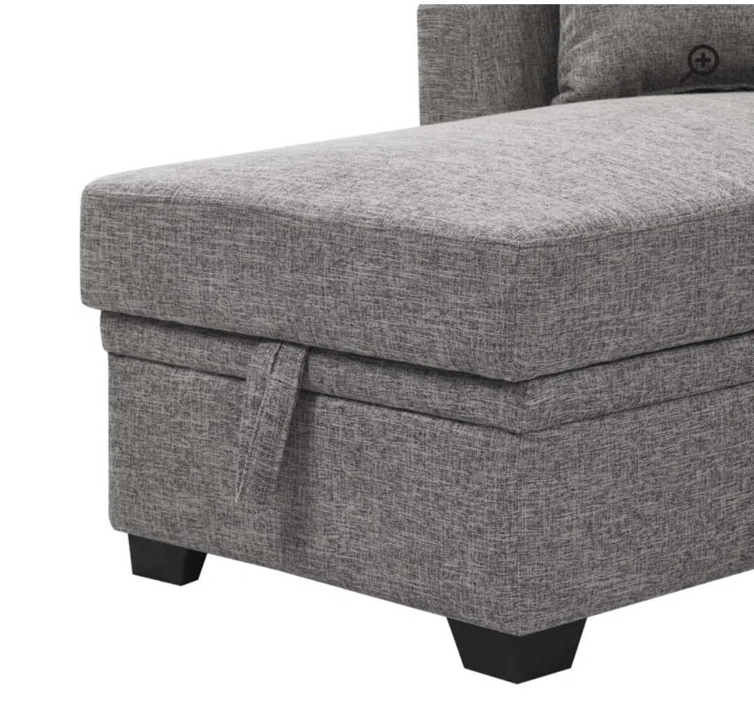 Merle Pop Up Sofa Bed with Storage