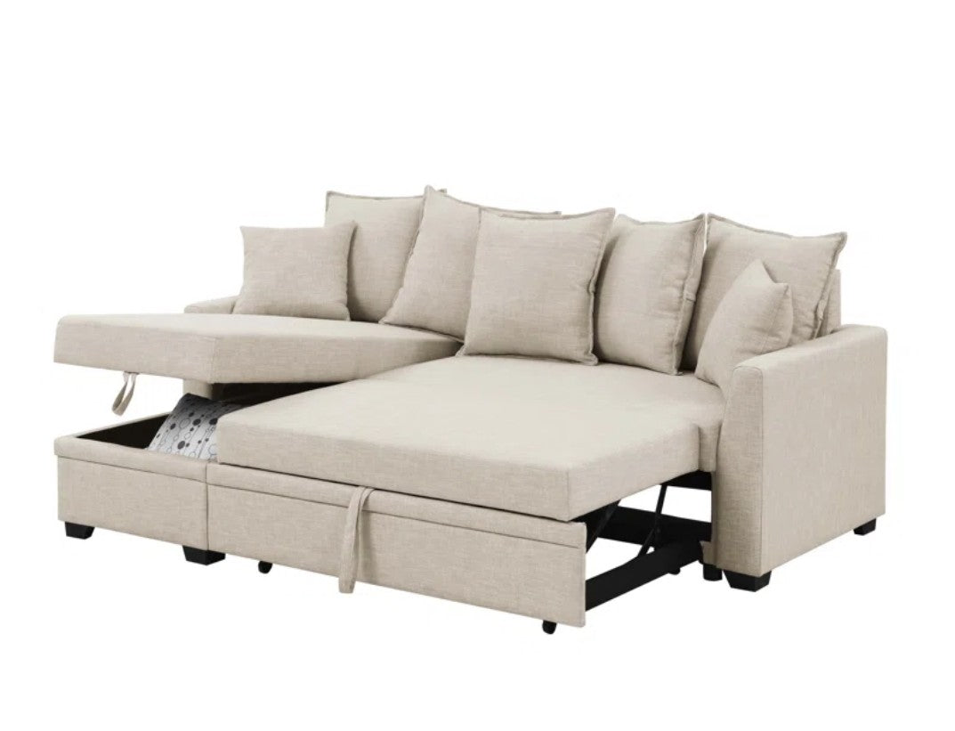 Merle Pop Up Sofa Bed with Storage