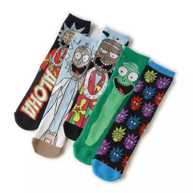 Rick And Morty Socks Set Of 5 Pairs