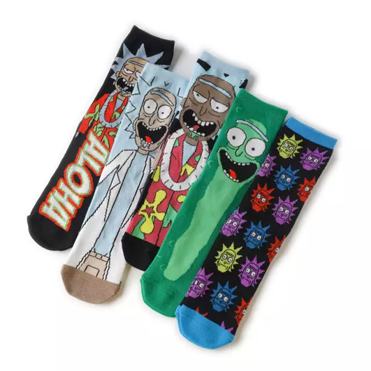 Rick And Morty Socks Set Of 5 Pairs