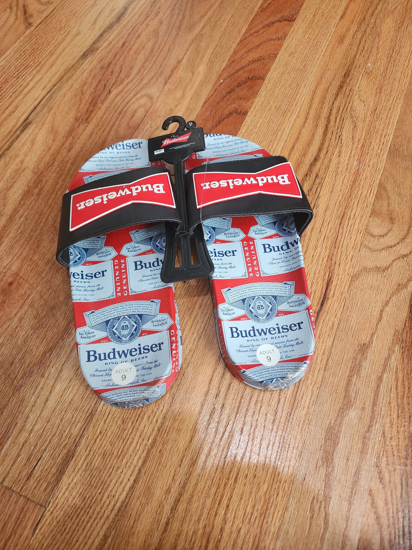 Men's Budweiser Logo Slides Slip On Beach Sandal