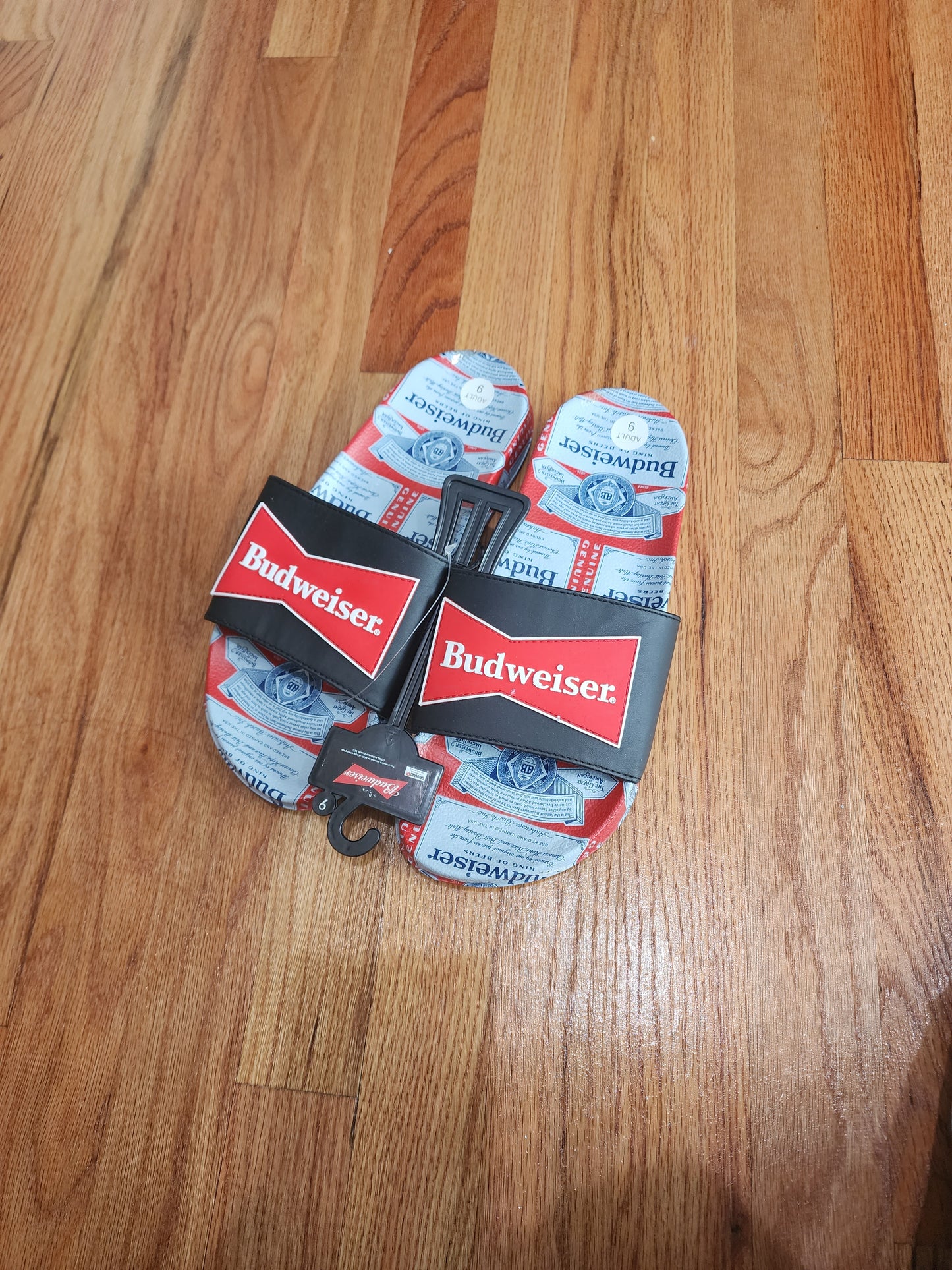 Men's Budweiser Logo Slides Slip On Beach Sandal