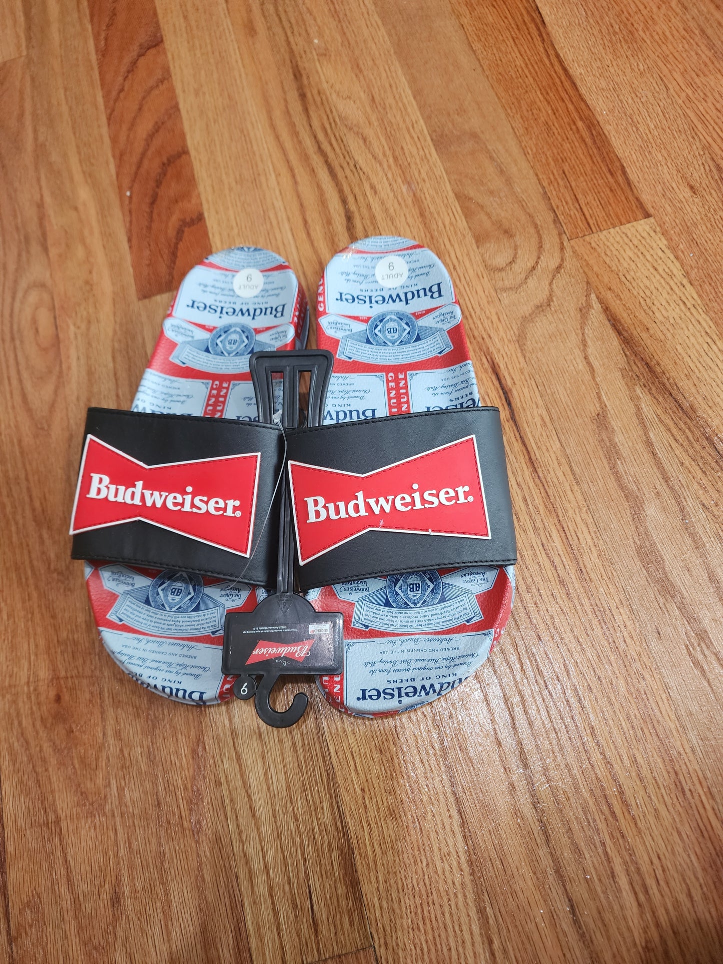 Men's Budweiser Logo Slides Slip On Beach Sandal