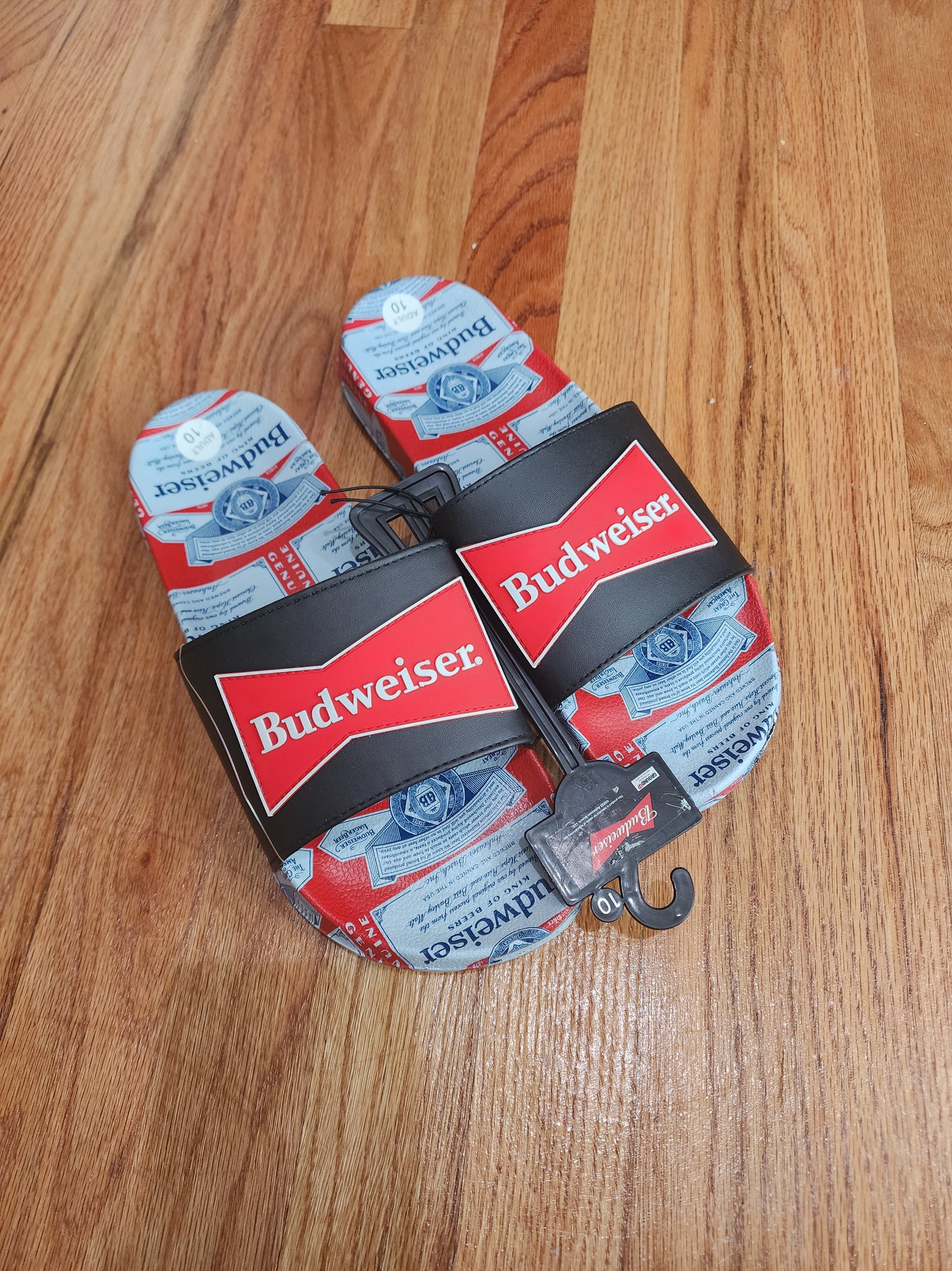 Men's Budweiser Logo Slides Slip On Beach Sandal