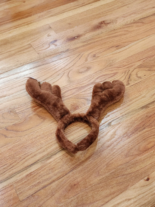 Plush Reindeer Antler Christmas Headband Hair Band Headdress Costume Cosplay