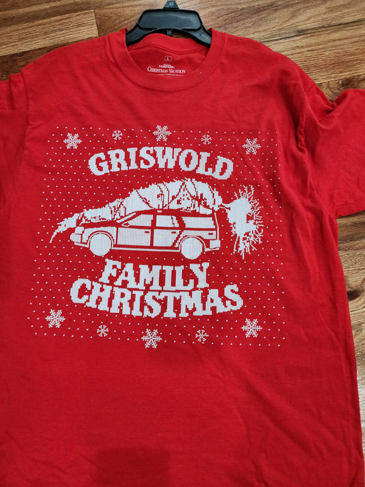 Men's Christmas T Shirt National Lampoon Griswold Family Christmas