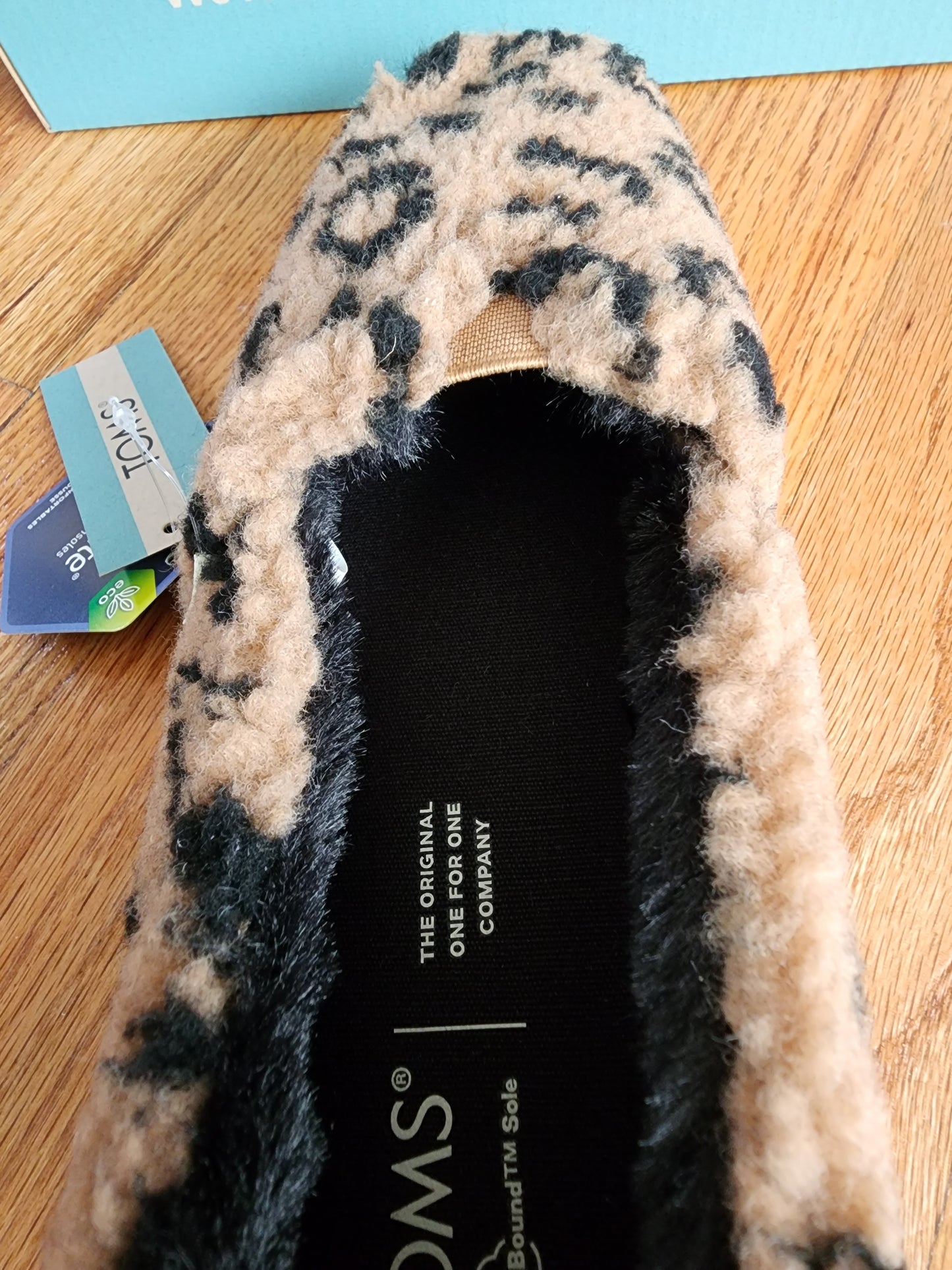 Toms Alpargata Doe Leopard Fleece/Faux Fur