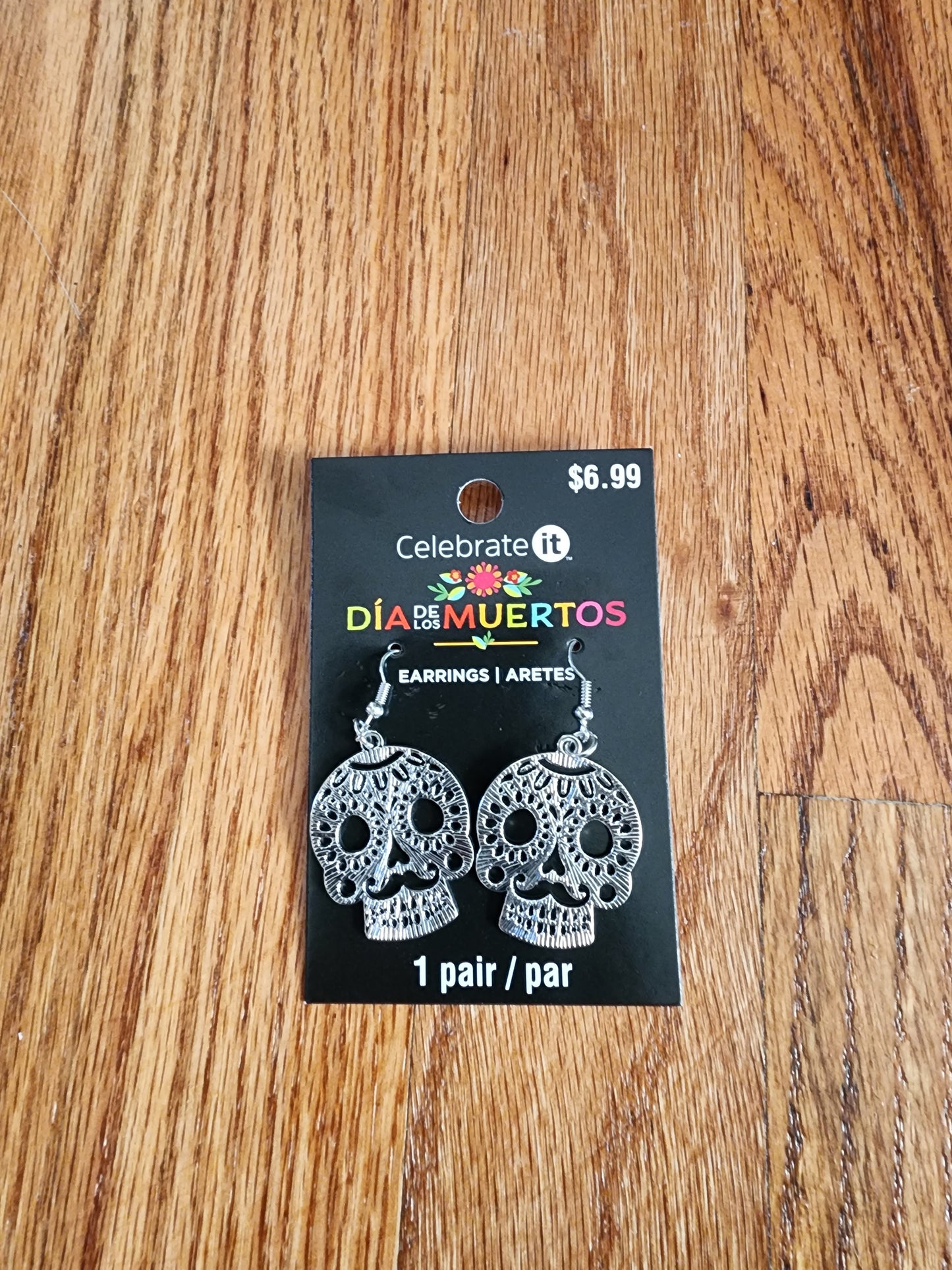 DÍA DE MUERTOSEARRINGS | ARETES Halloween Skull Dangle