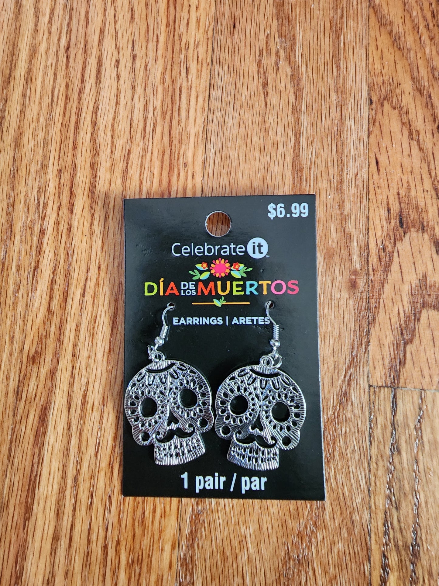 DÍA DE MUERTOSEARRINGS | ARETES Halloween Skull Dangle