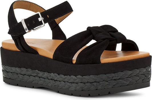 UGG Neusch Leather Espadrille Platform Sandal