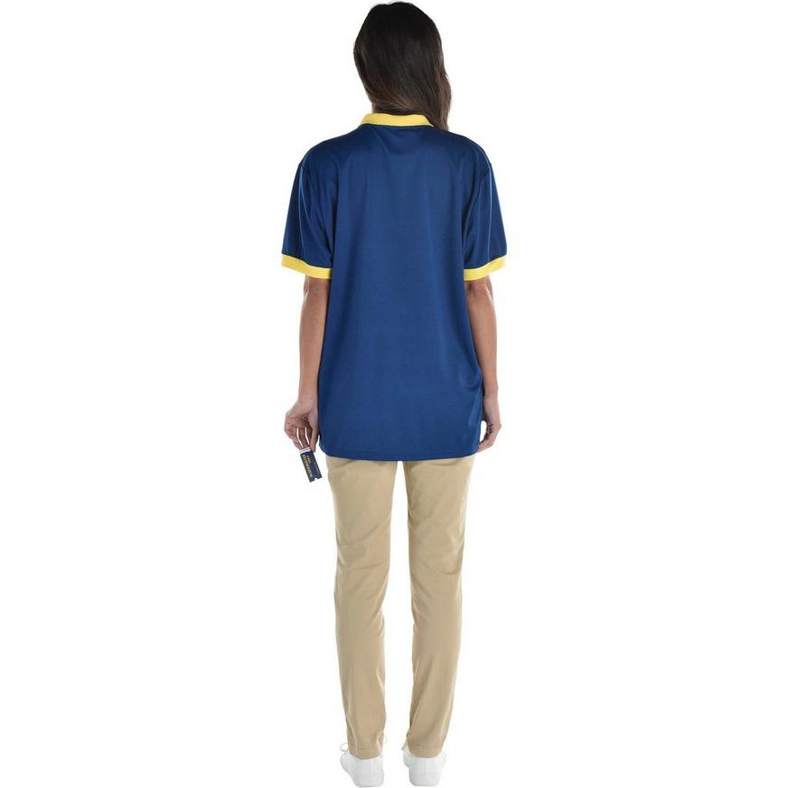 Blockbuster Uniform Kit with T-Shirt, Blue/Yellow, Assorted Sizes, Wearable  Costume Accessory for Halloween