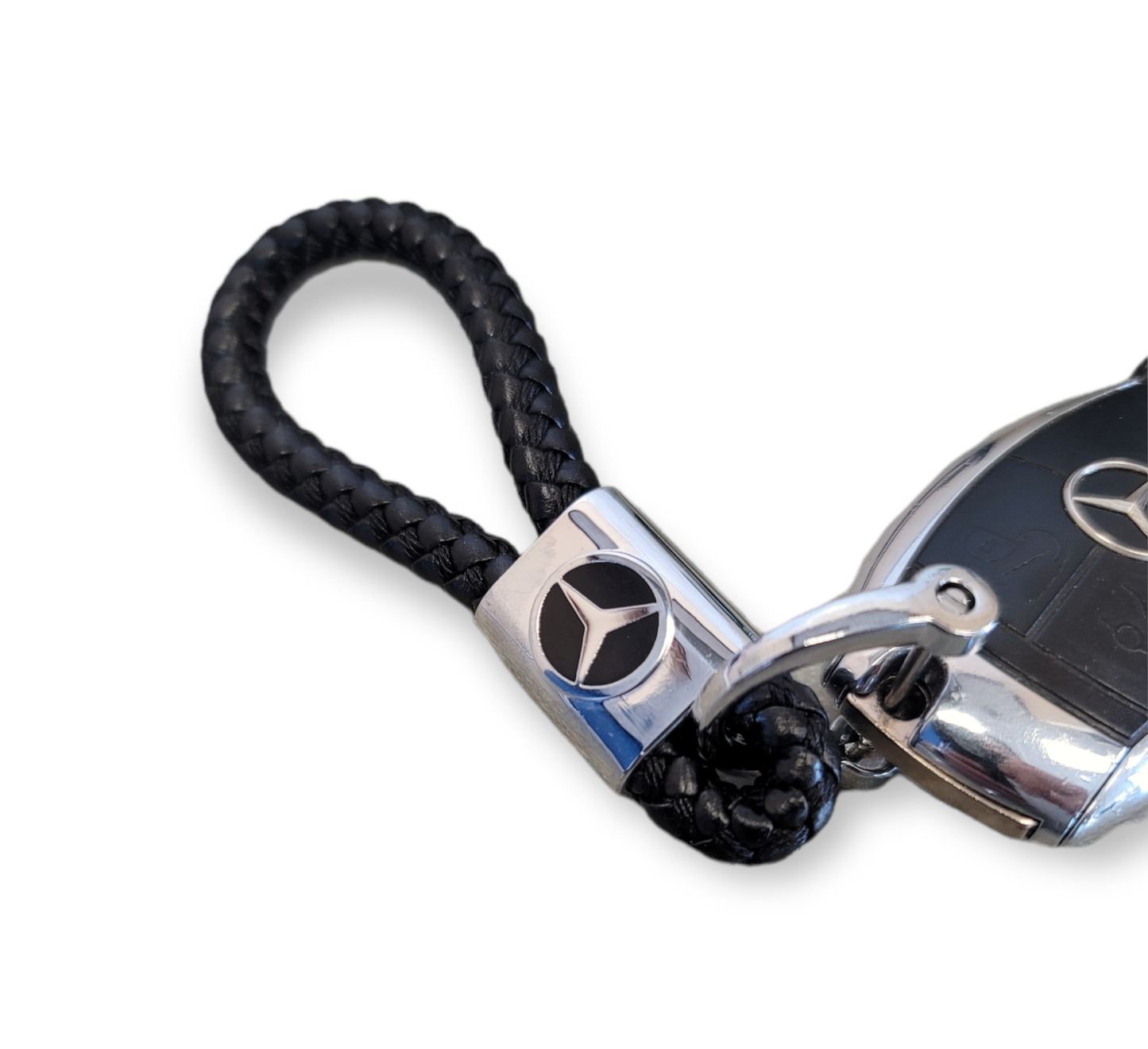 Mercedes-Benz Laser Engraved Lanyard Keychain