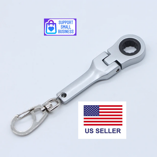 10mm Ratchet Wrench Keychain Key Ring *WITH FREE GIFT*
