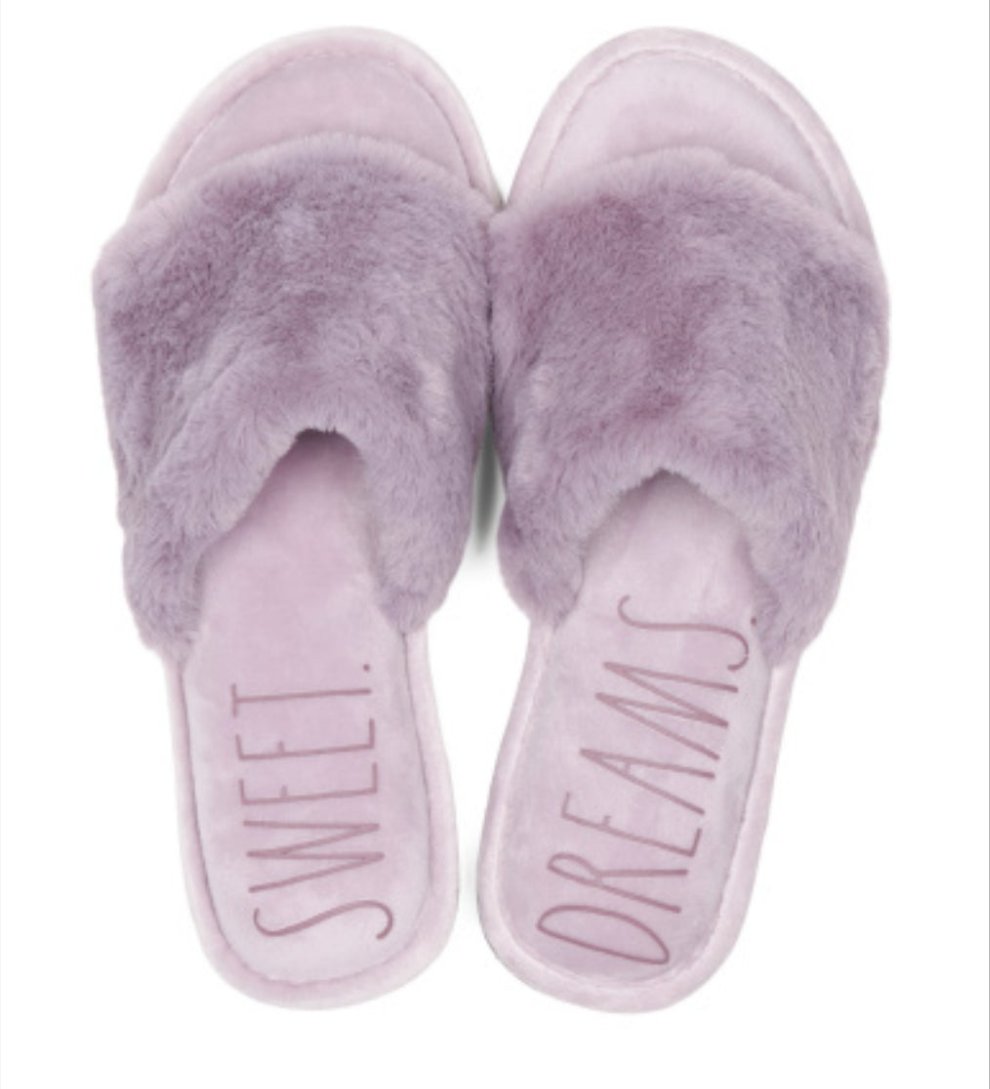 Rae Dunn Sweet Dreams Slippers Size M7/8