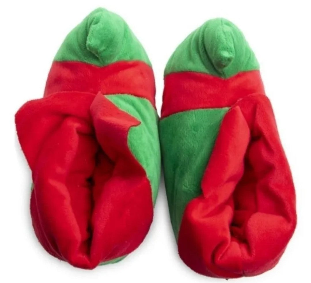 Holiday Christmas Elf Slippers