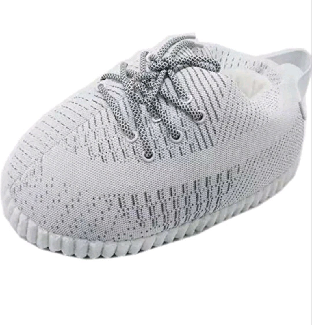 Sneaker Slippers Plush Ultra Comfy Non-Slip Sole Yeez Style