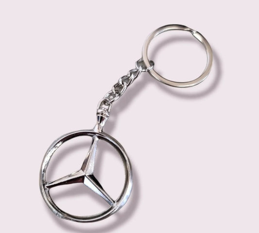 Mercedes-Benz Vintage Retro Keychain Luxury Star Emblem