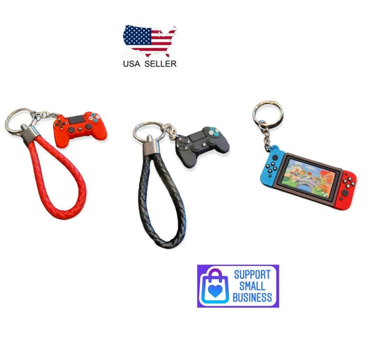 3PCS PlayStation Nintendo Switch Keychain 3PACK SET