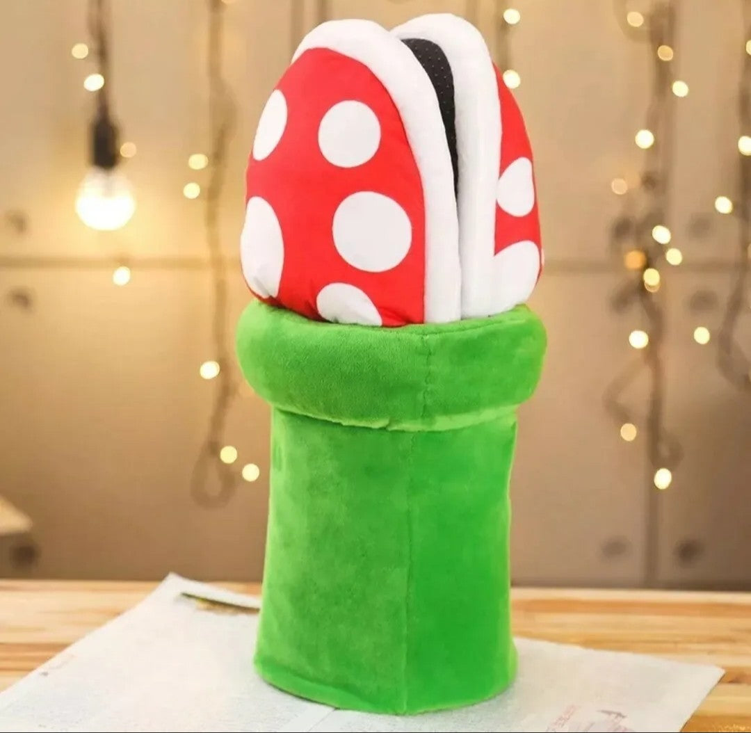 Funny Cosplay Cute SuperMario Bros Cannibal Flower Piranha Mushroom Home Wear Slipper