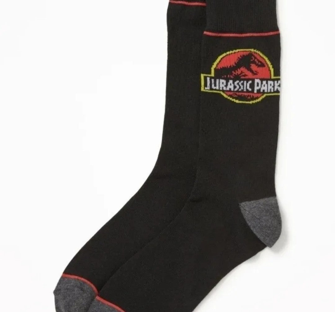 Jurassic Park/Jurassic World Crew Socks NWT