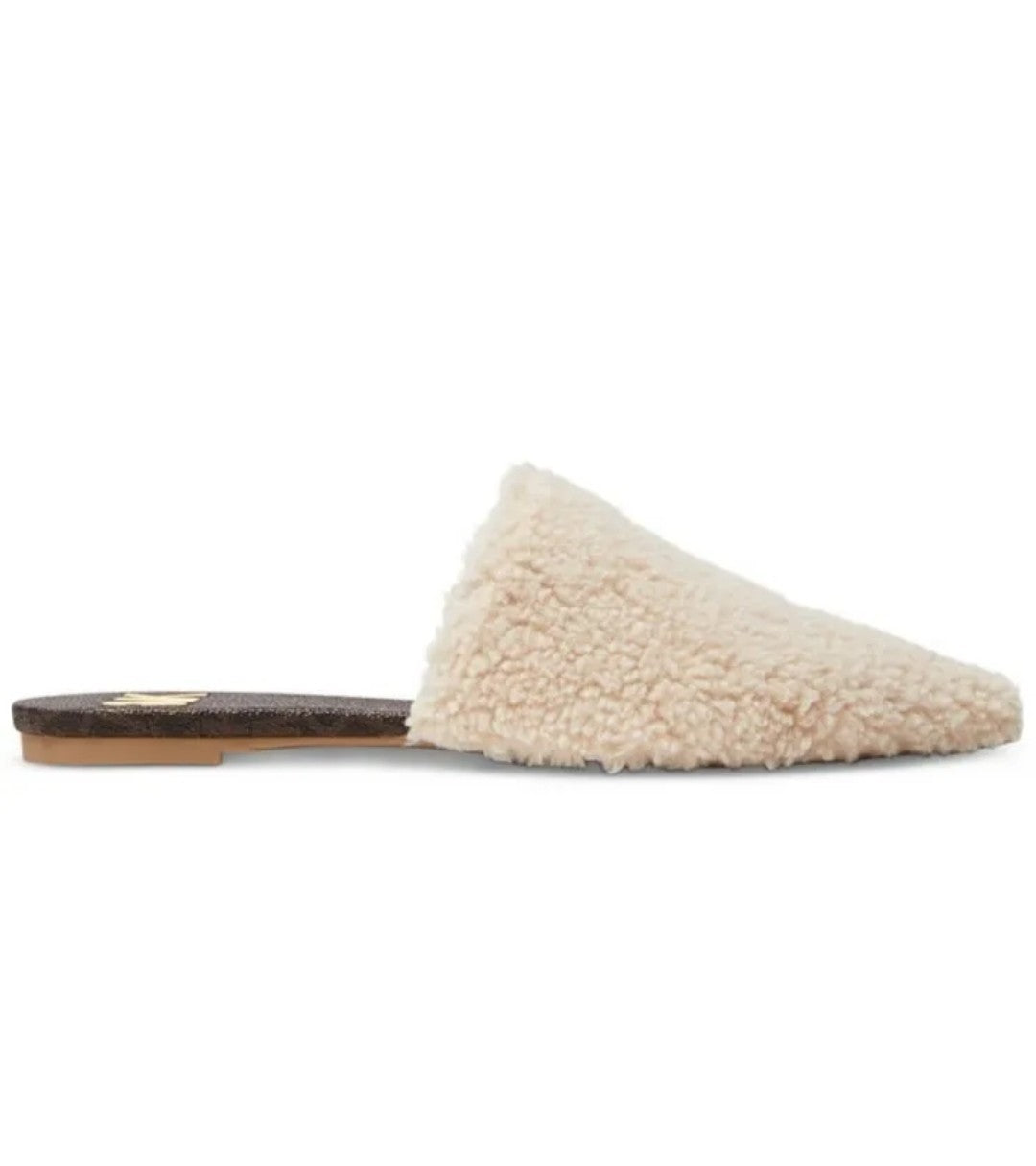 MICHAEL Michael Kors Women's Renee Faux Fur Mule Slippers