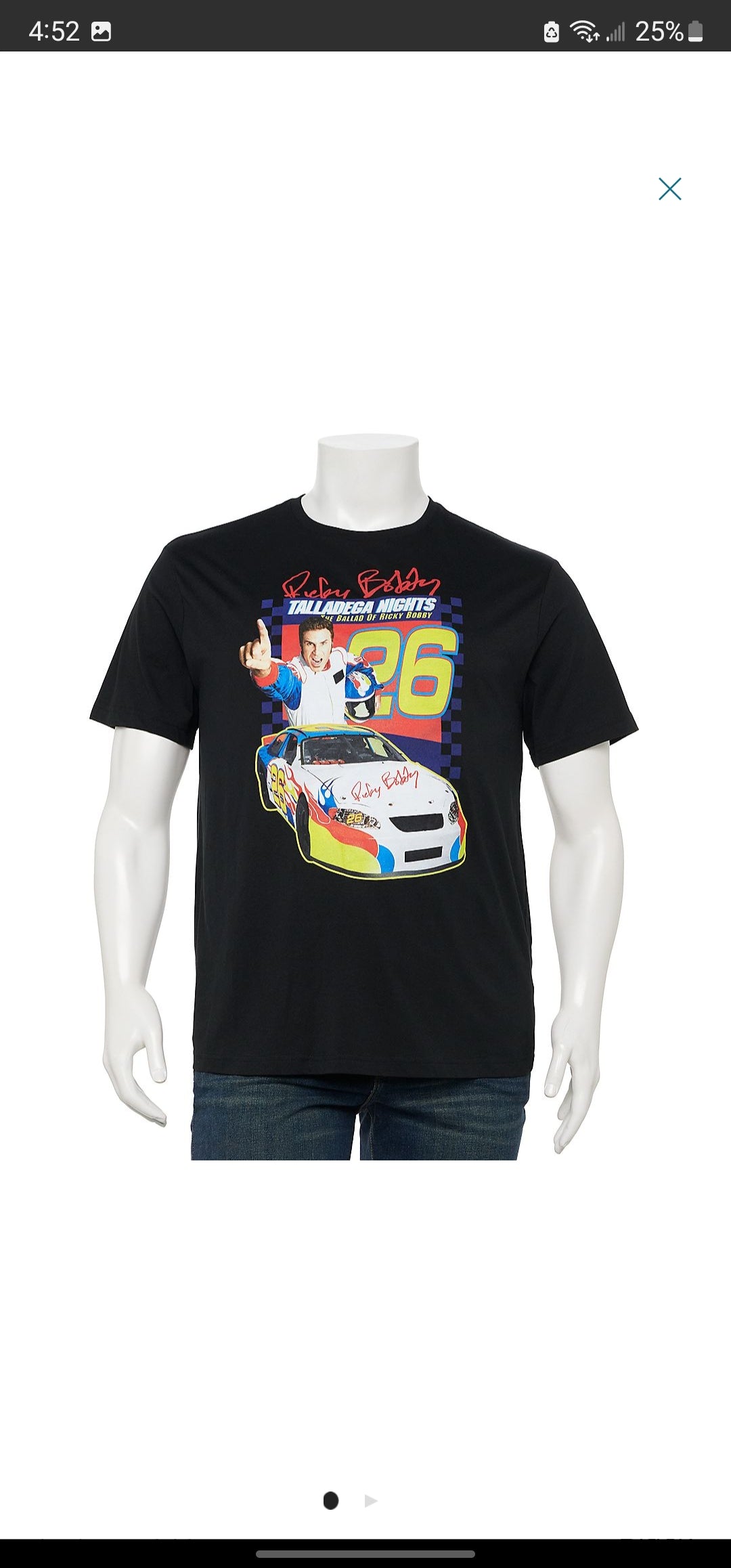 Men's Ricky Bobby Race Collage Talledega Nights T Shirt