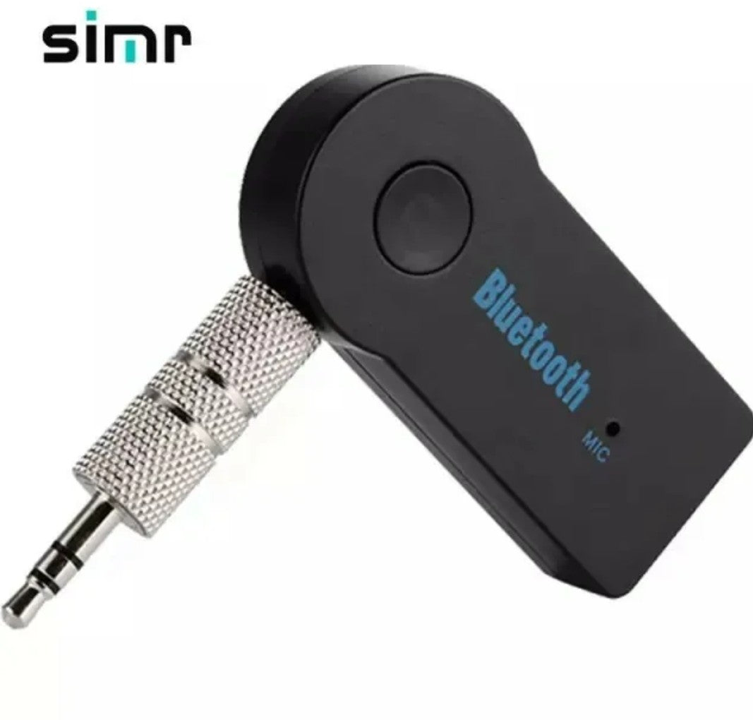 Bluetooth® Aux Auxiliary Adapter Wireless Audio Receiver w/ Built-In Mic