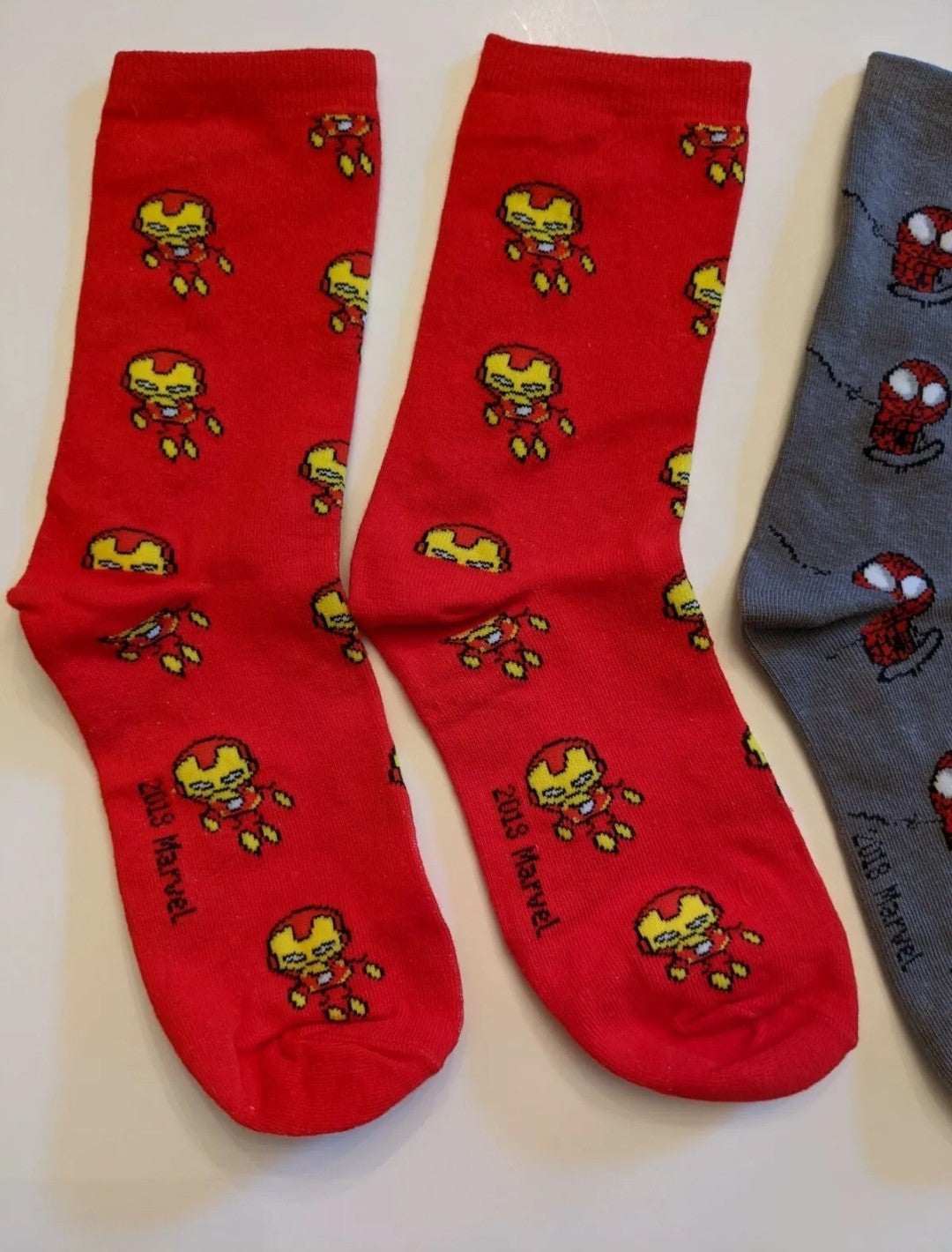 Dress Socks Men's Women's Ironman & Spiderman COMBO DEAL