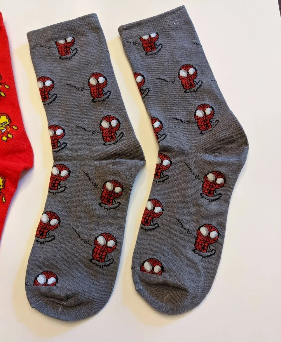 Dress Socks Men's Women's Ironman & Spiderman COMBO DEAL