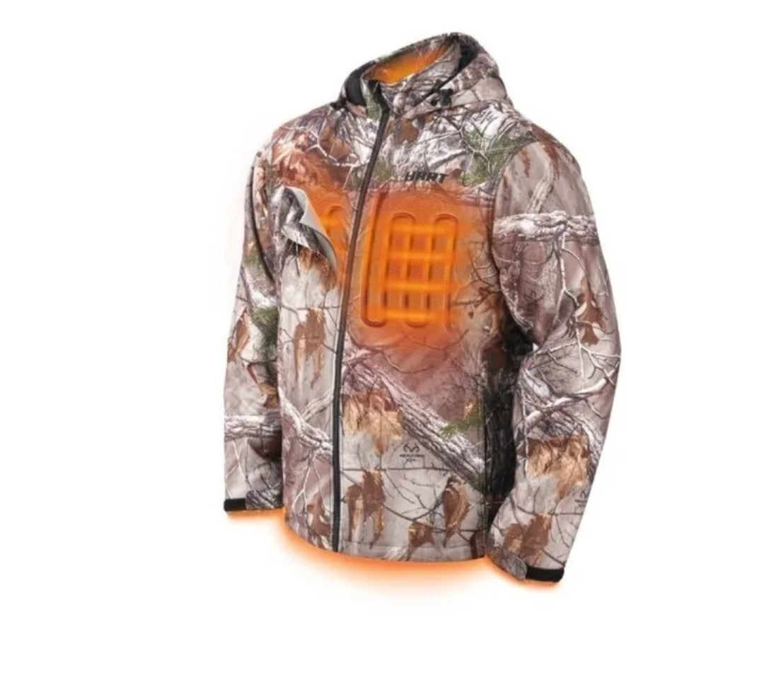 HART 20-Volt Men's Heated Medium-Duty Jacket Kit Realtree Xtra Camouflage