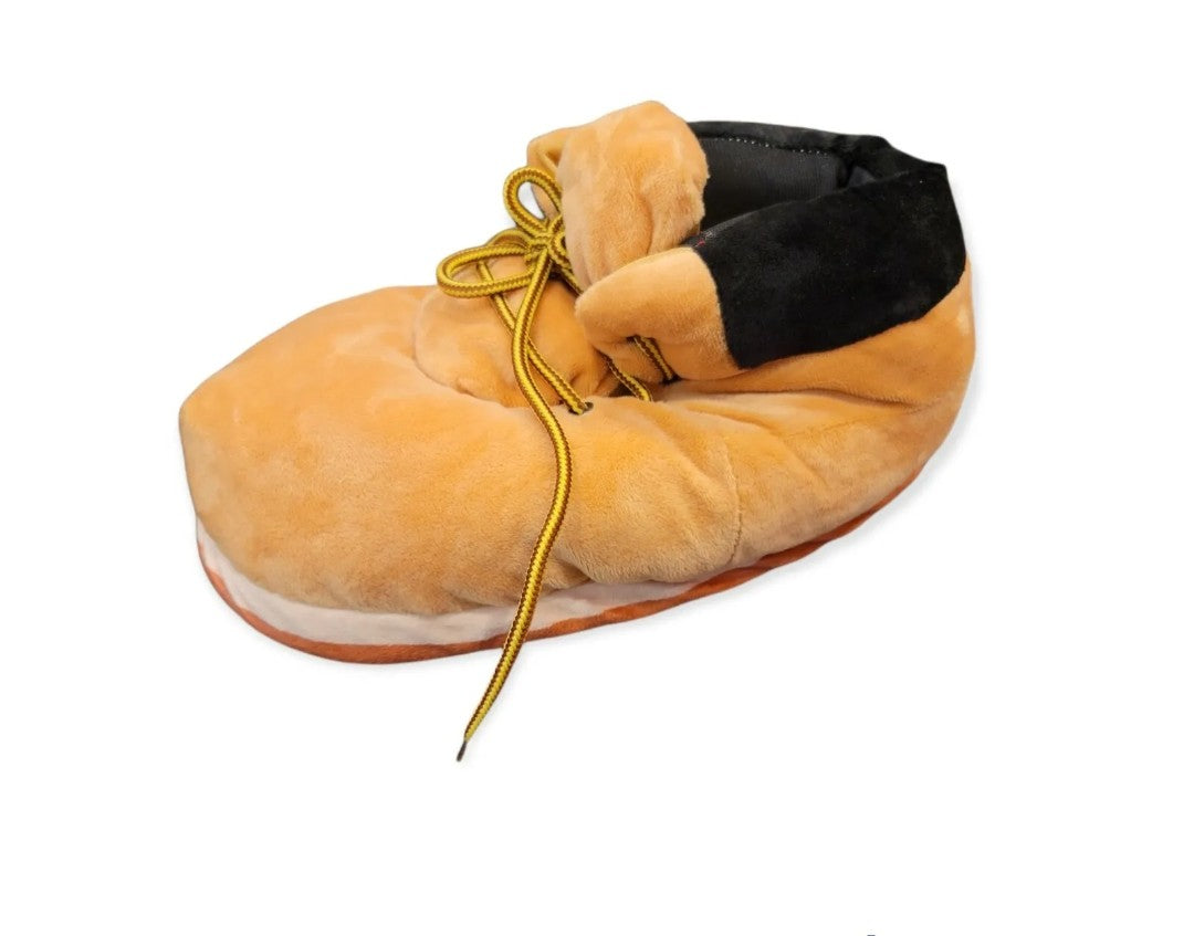 Timberland Boot Plush Slippers Unisex Novelty Plush Warm Sneakers