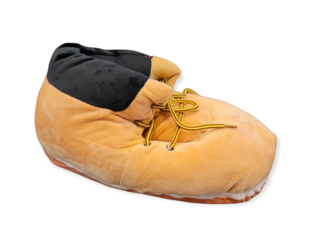 Timberland Boot Plush Slippers Unisex Novelty Plush Warm Sneakers