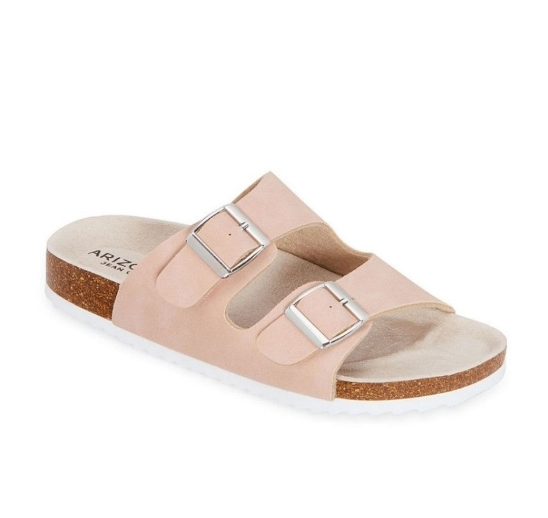 Arizona Finlee Womens Two Strap Footbed Sandals