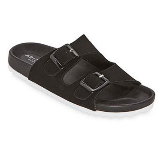 Arizona Finlee Womens Two Strap Footbed Sandals