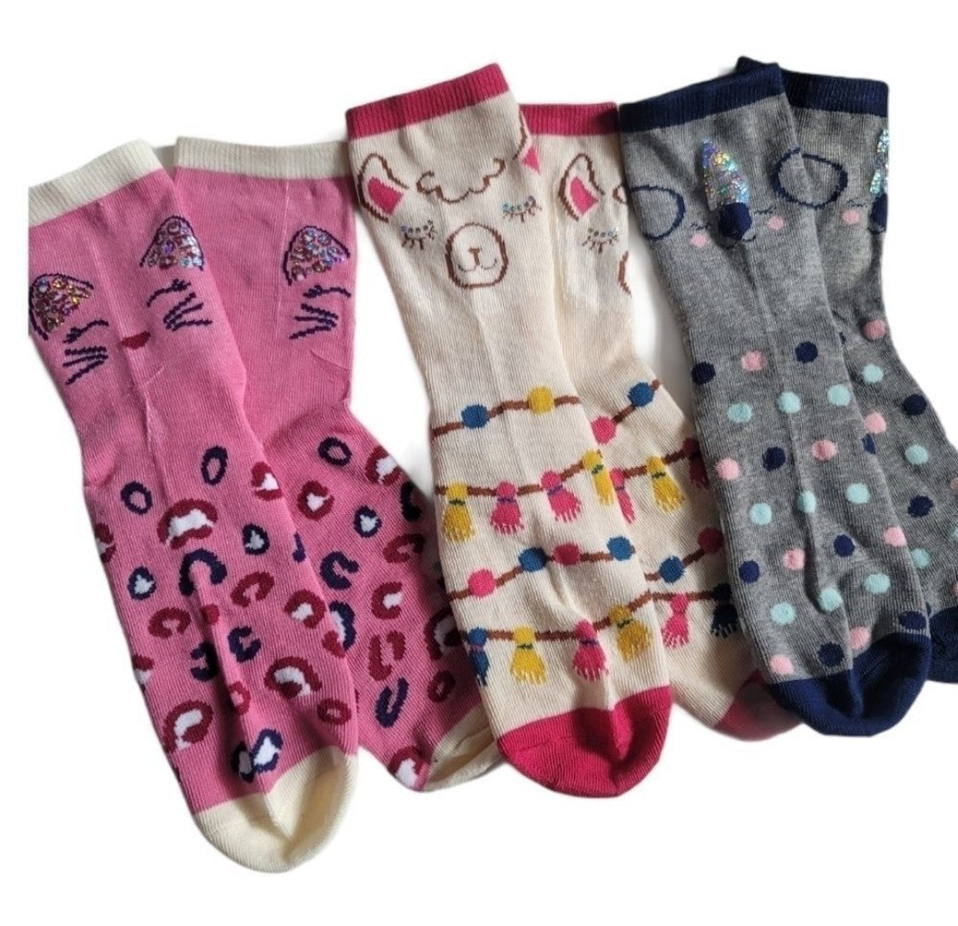 Women's Kitty Llama Koala Socks