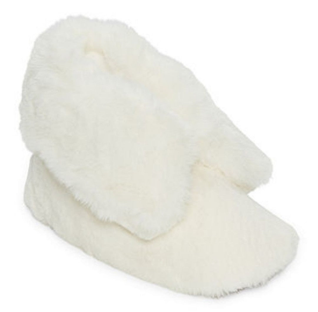 Faux Fur Short Womens Bootie Slippers