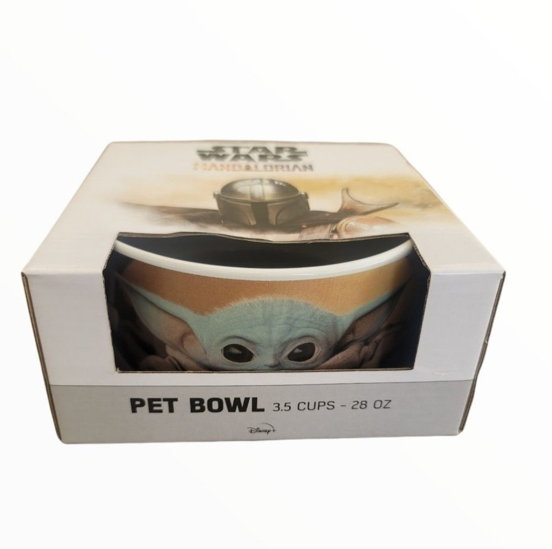 New Star Wars The Mandalorian Ceramic Pet Bowl Dog