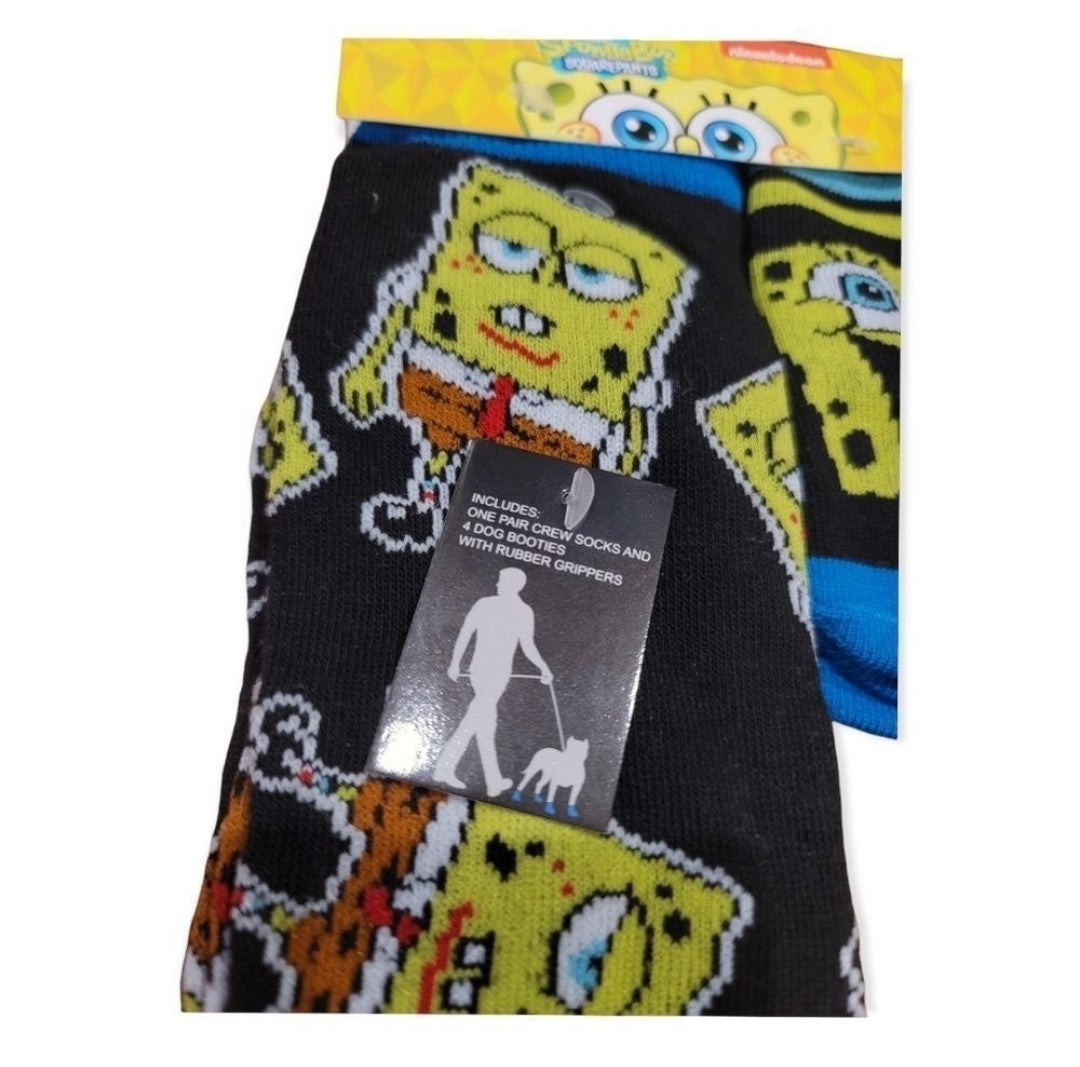 SpongeBob SquarePants Sock for Men and Dog Booties