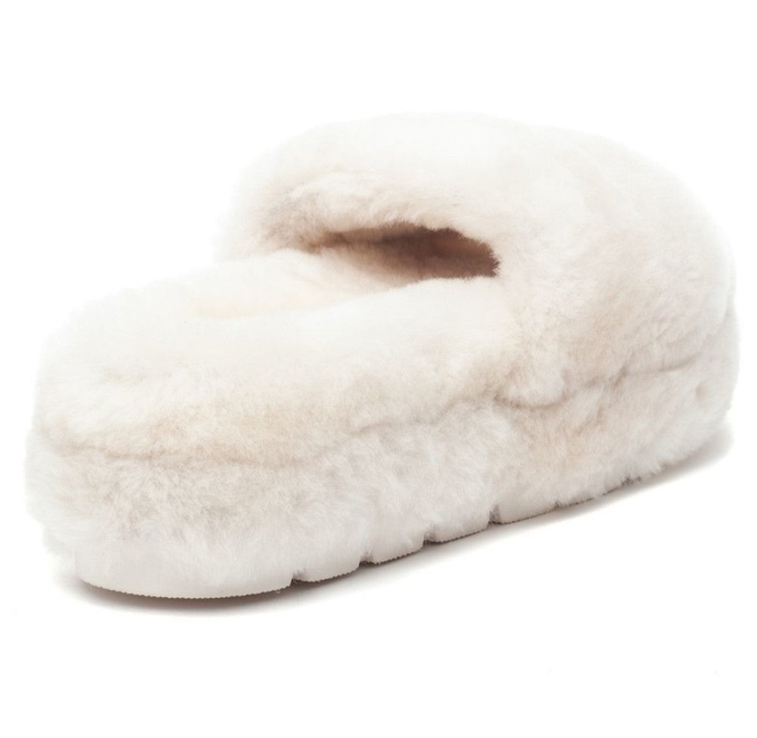 J/SLIDES BRYCE Natural Shearling