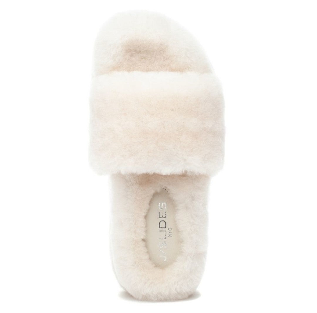 J/SLIDES BRYCE Natural Shearling