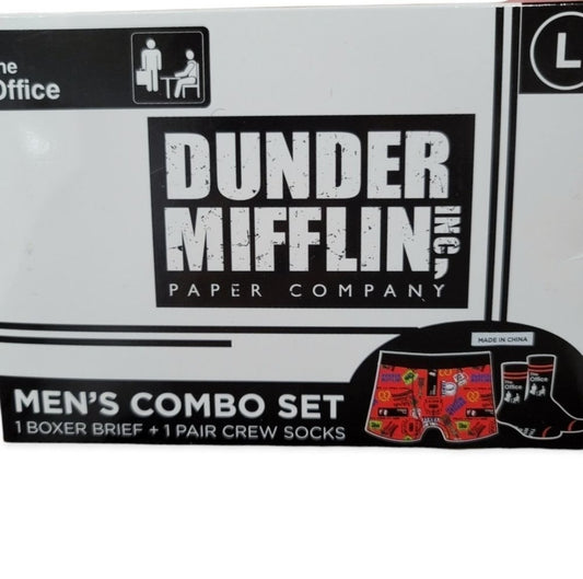 The Office Men's Boxer Brief and Sock Combo