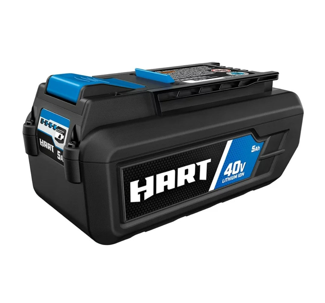 HART 40V 5.0Ah Battery Accessory, Lithium-Ion, on-Board