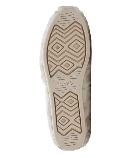 TOMS | White Snow Leopard Fleece Alpargata - Women